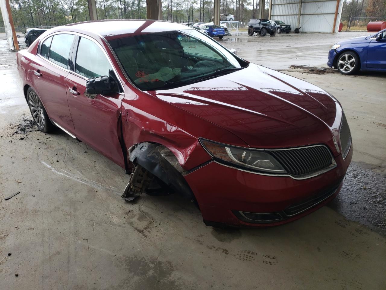 Photo 1 from auction – 2014 LINCOLN MKS with VIN 1LNHL9EK2EG607455