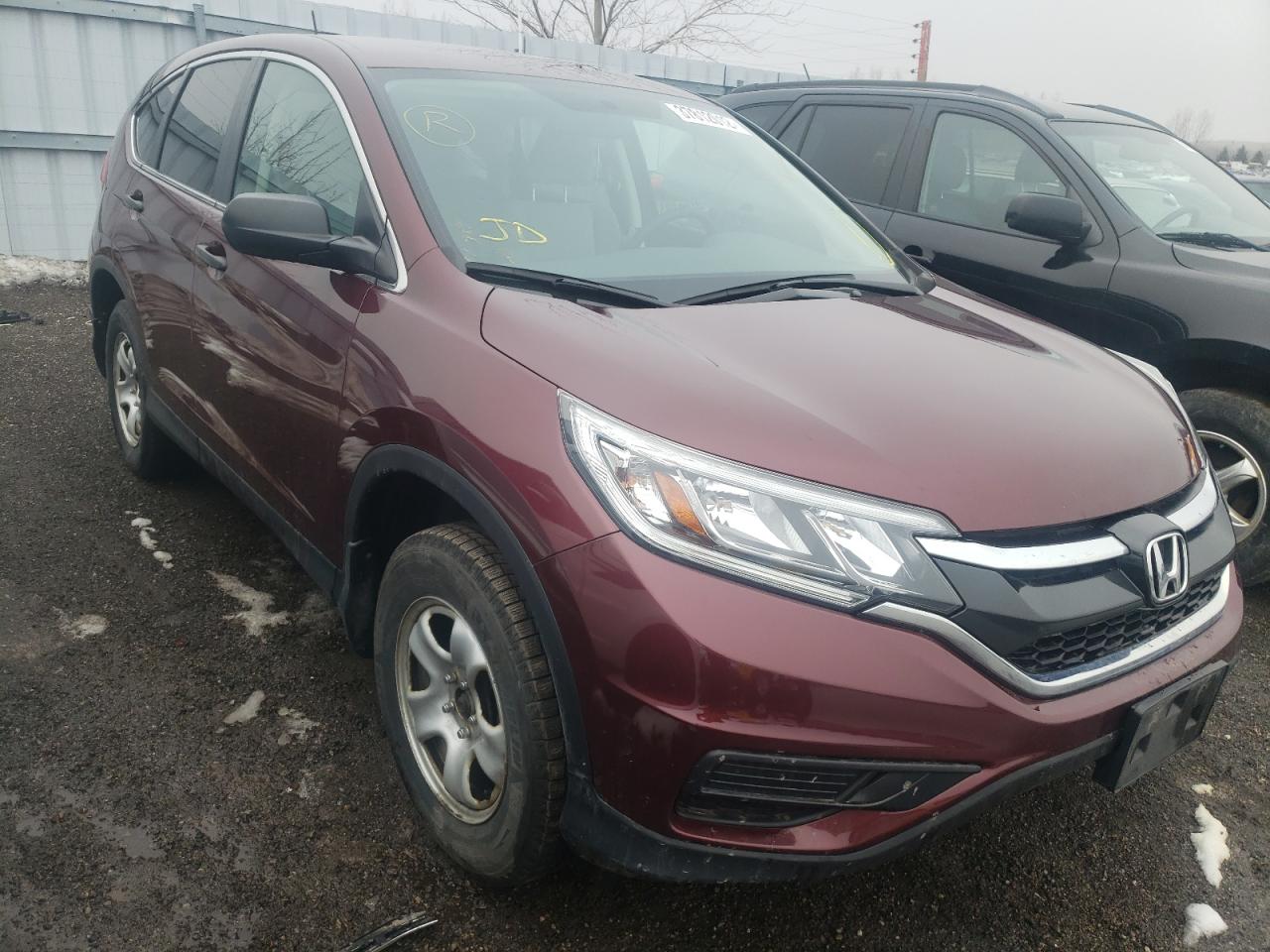 HONDA CR-V LX 2016 with VIN 2HKRM4H35GH108418 - Photo from auction