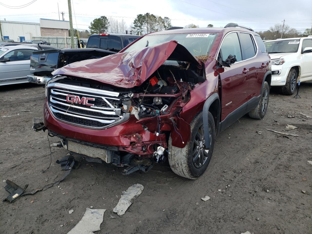 Photo 2 from auction – 2017 GMC ACADIA SLT with VIN 1GKKNMLS2HZ228415