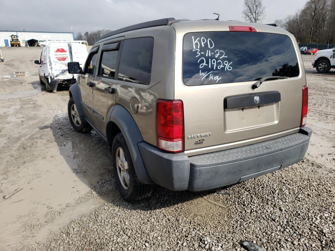 Photo 3 from auction – 2007 DODGE NITRO SXT with VIN 1D8GT28K07W642184