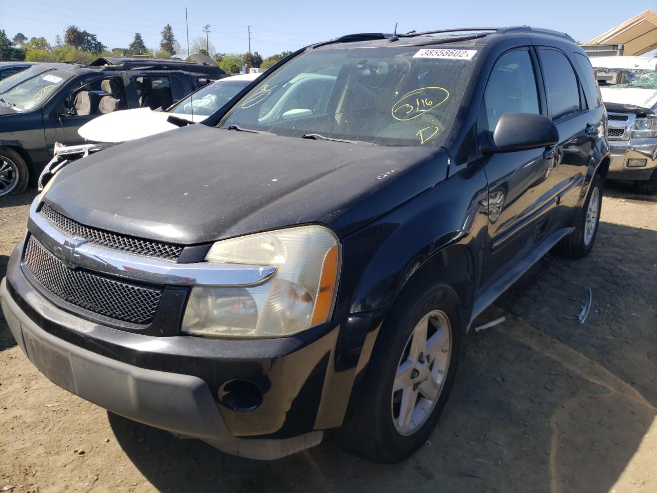 Photo 2 from auction – 2005 CHEVROLET EQUINOX LT with VIN 2CNDL73F156169875