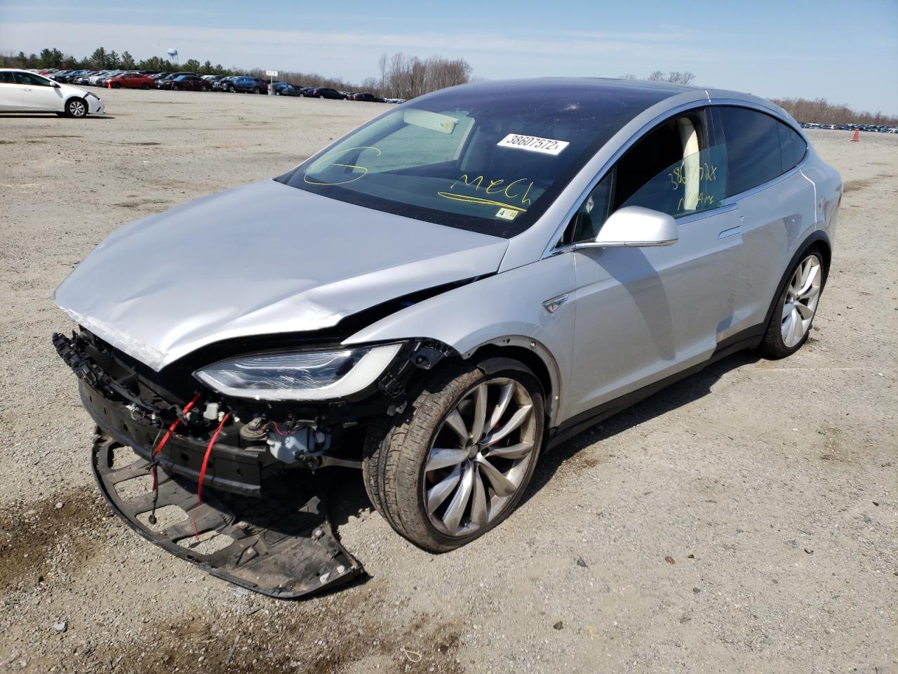 Photo 2 from auction – 2016 TESLA MODEL X with VIN 5YJXCAE45GFS00519