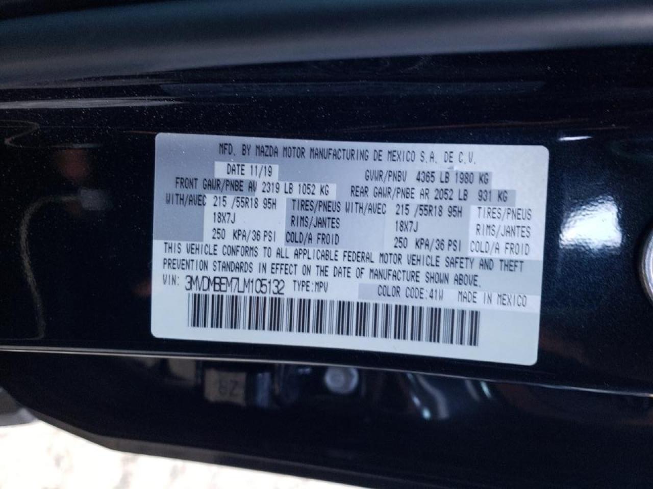 Photo 10 from auction – 2020 MAZDA CX-30 PREM with VIN 3MVDMBEM7LM105132