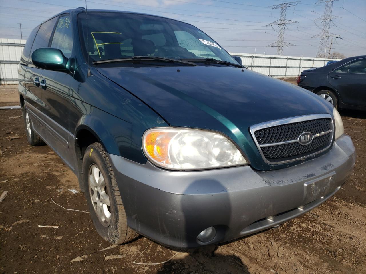 KIA SEDONA EX 2004 with VIN KNDUP131646516146 - Photo from auction