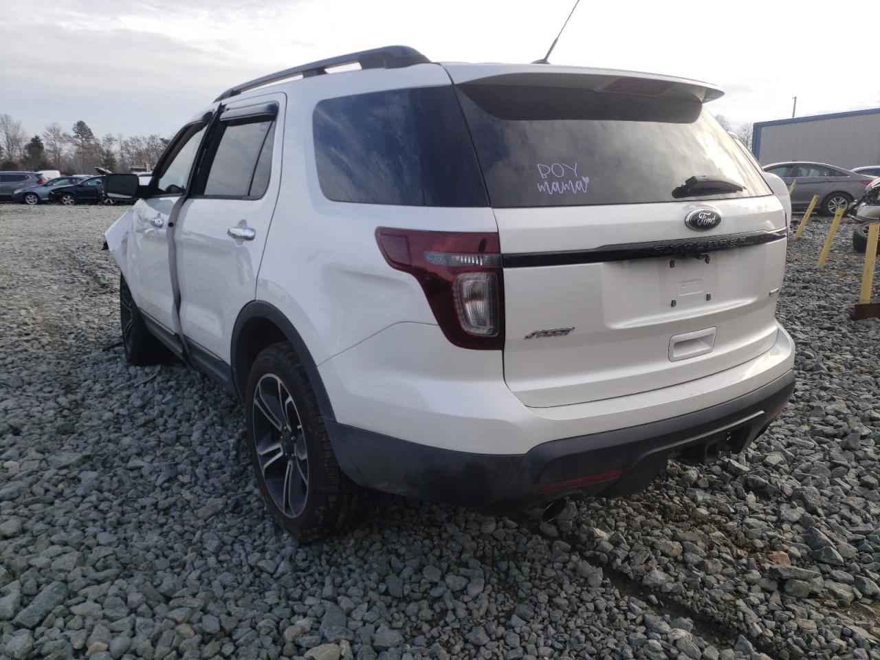 Photo 3 from auction – 2014 FORD EXPLORER S with VIN 1FM5K8GT0EGC10008