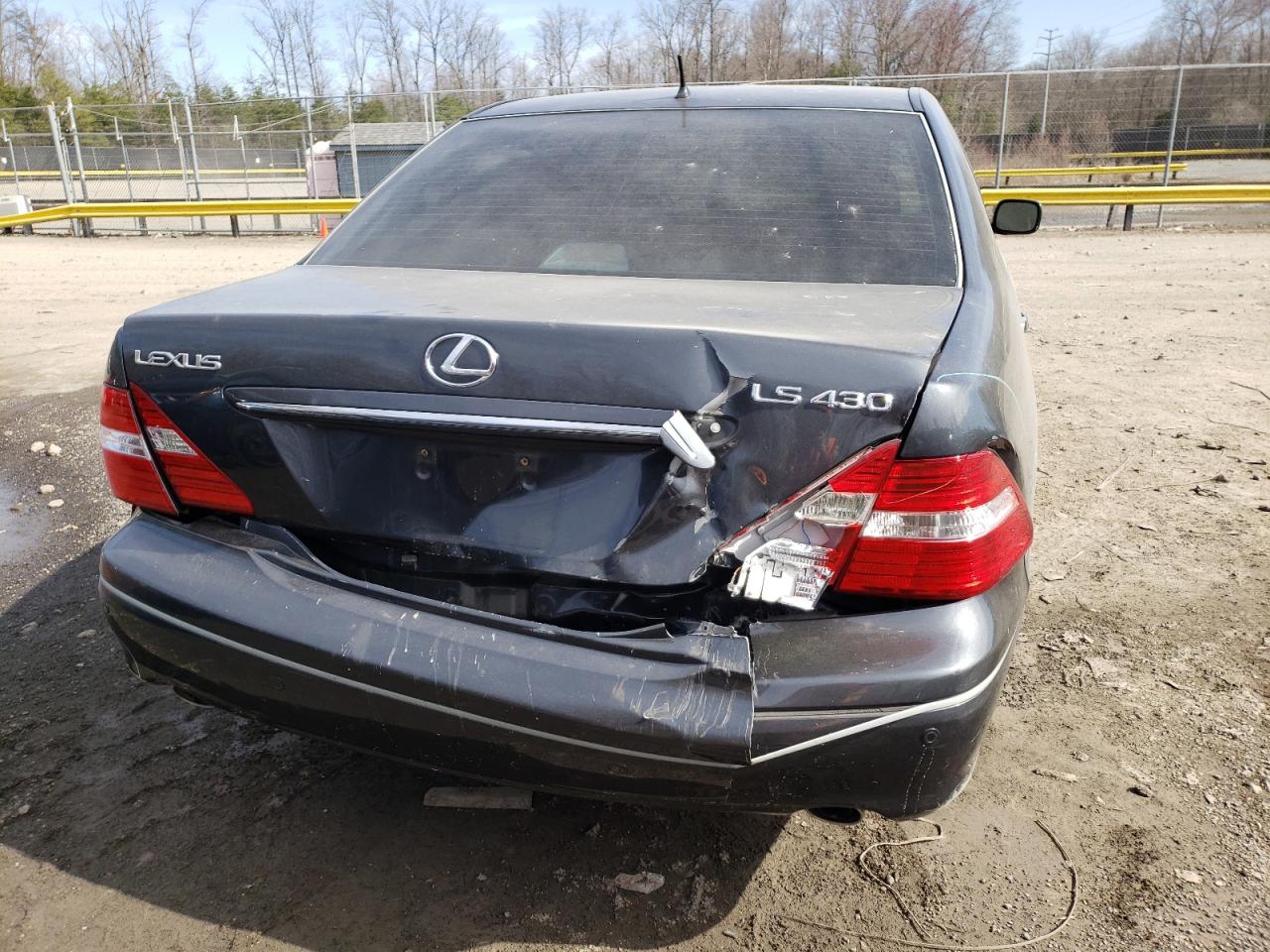 Photo 9 from auction – 2006 LEXUS LS 430 with VIN JTHBN36F165030058