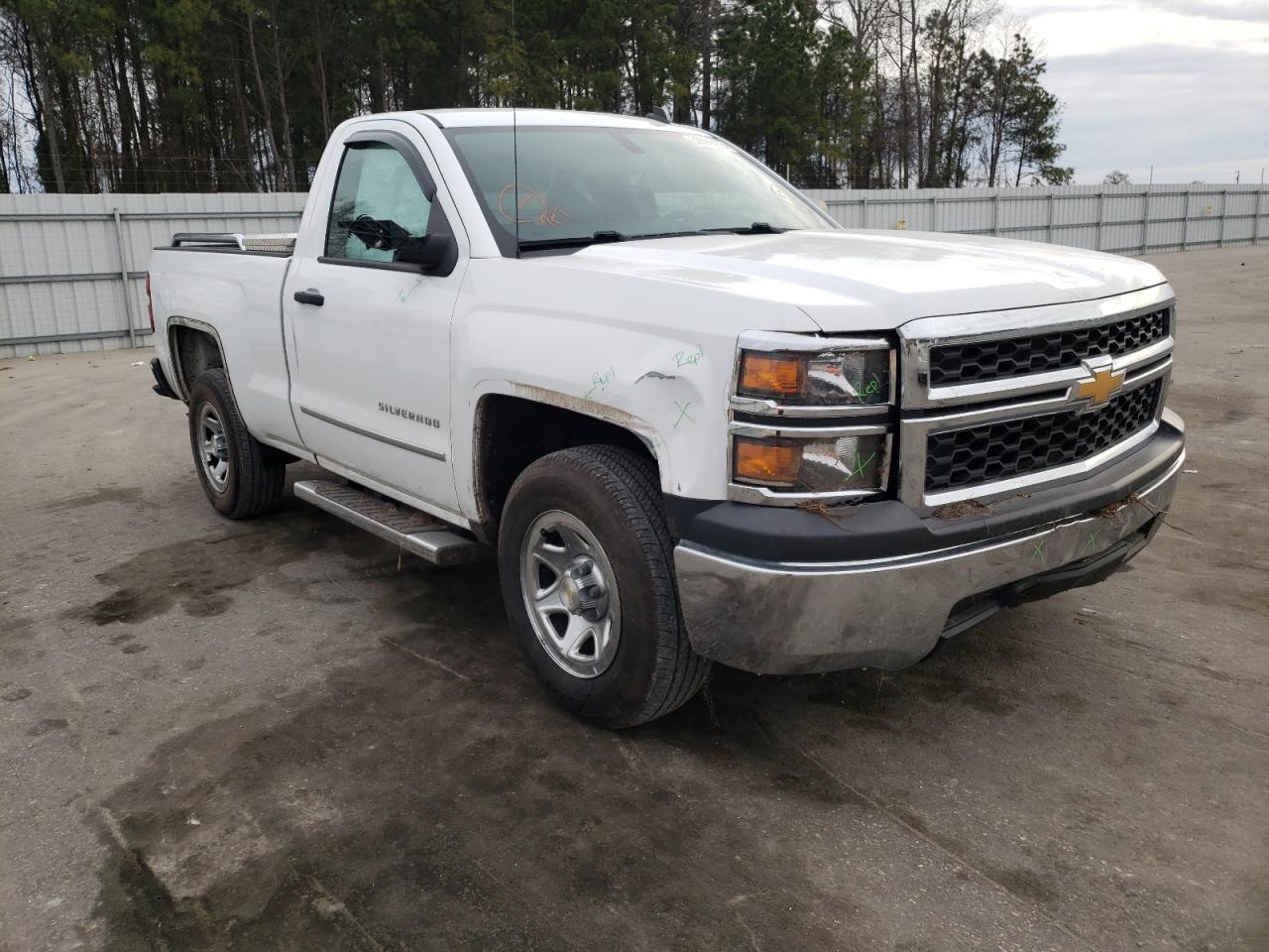 CHEVROLET SILVERADO 2014 with VIN 1GCNCPEH9EZ203072 - Photo from auction