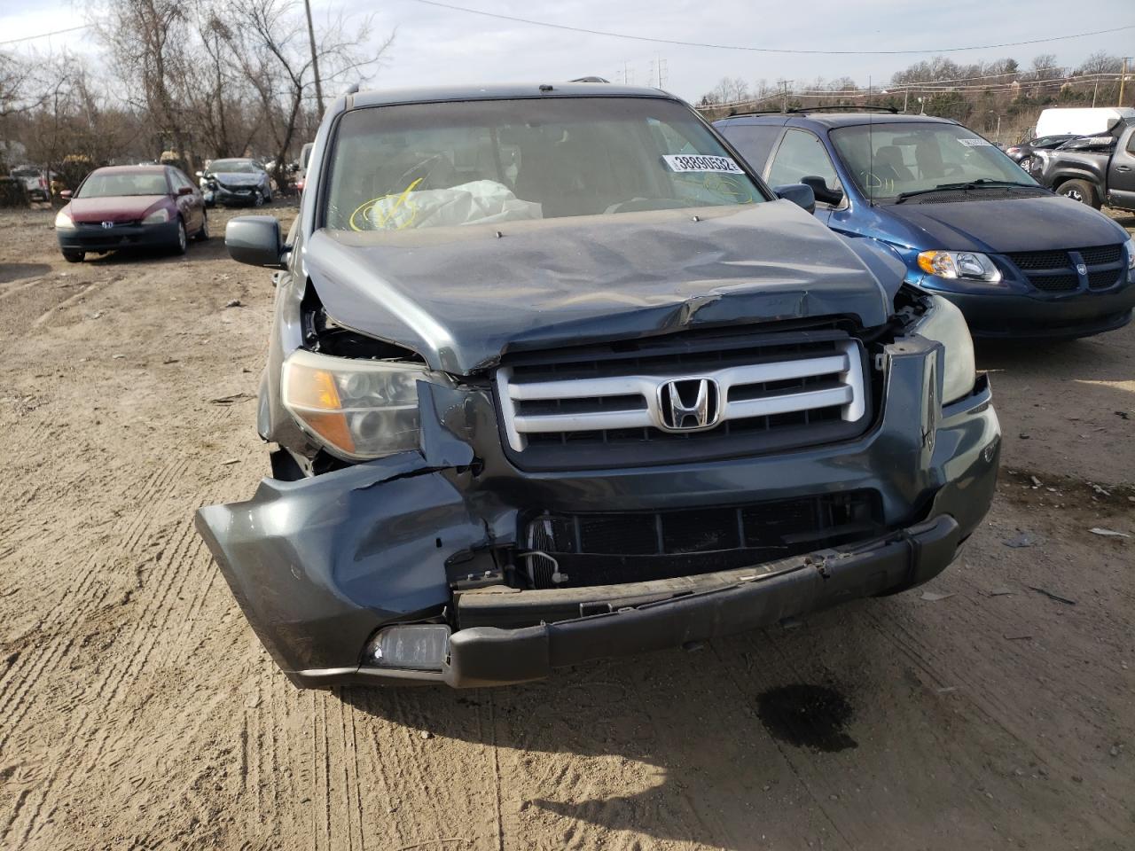Photo 9 from auction – 2006 HONDA PILOT EX with VIN 5FNYF18496B007134