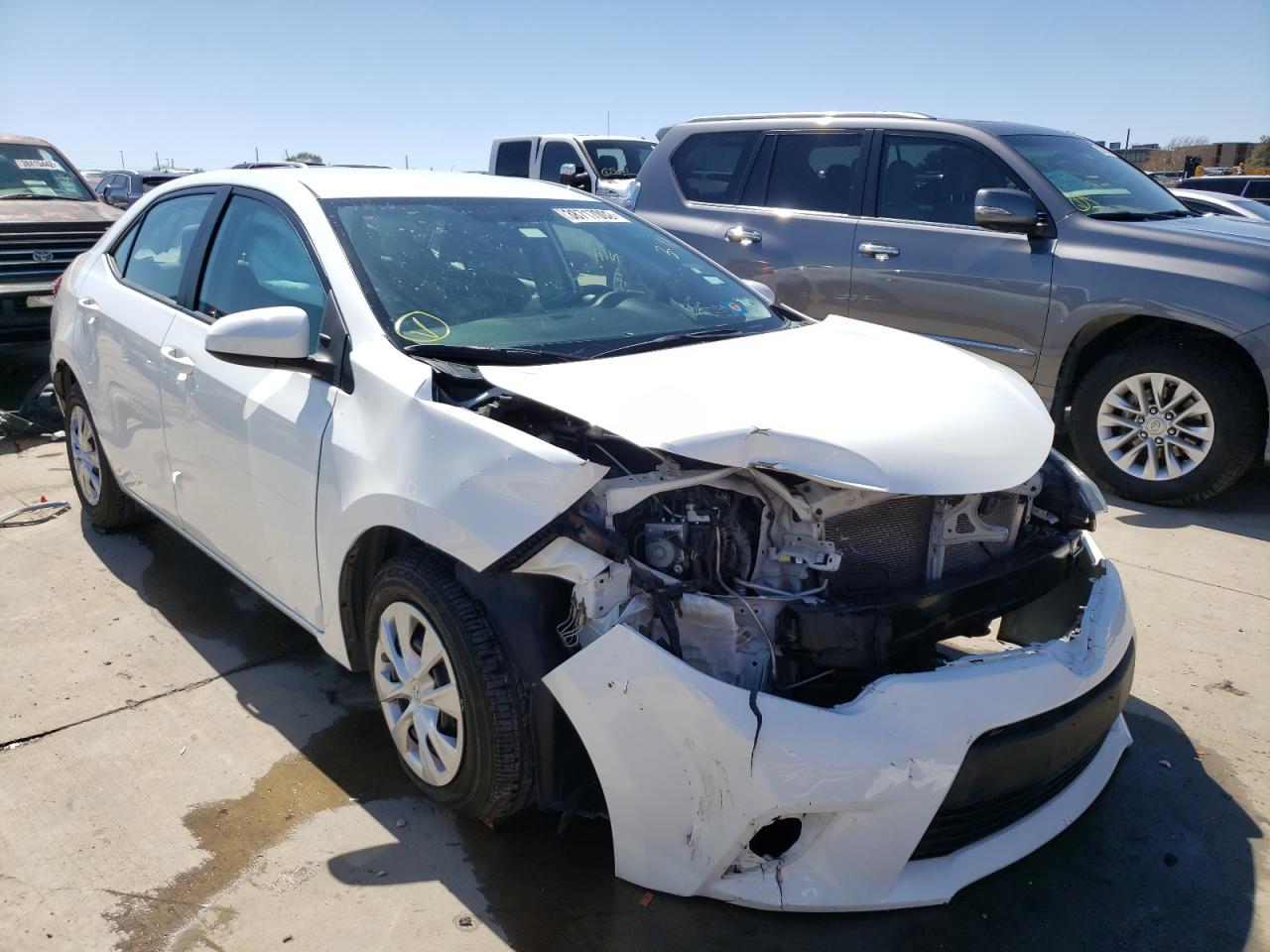 TOYOTA COROLLA L 2014 with VIN 5YFBURHEXEP171689 - Photo from auction