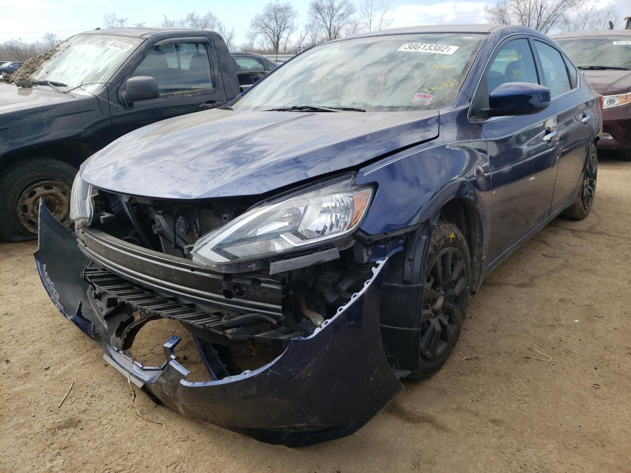 Photo 2 from auction – 2017 NISSAN SENTRA S with VIN 3N1AB7AP2HY276221