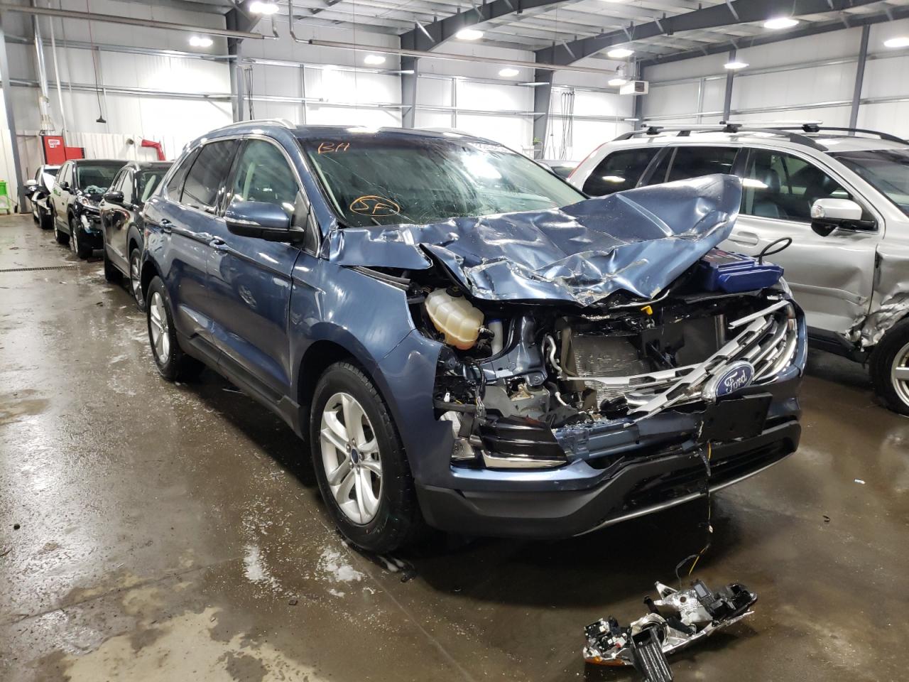 FORD EDGE SEL 2019 with VIN 2FMPK4J93KBB93402 - Photo from auction