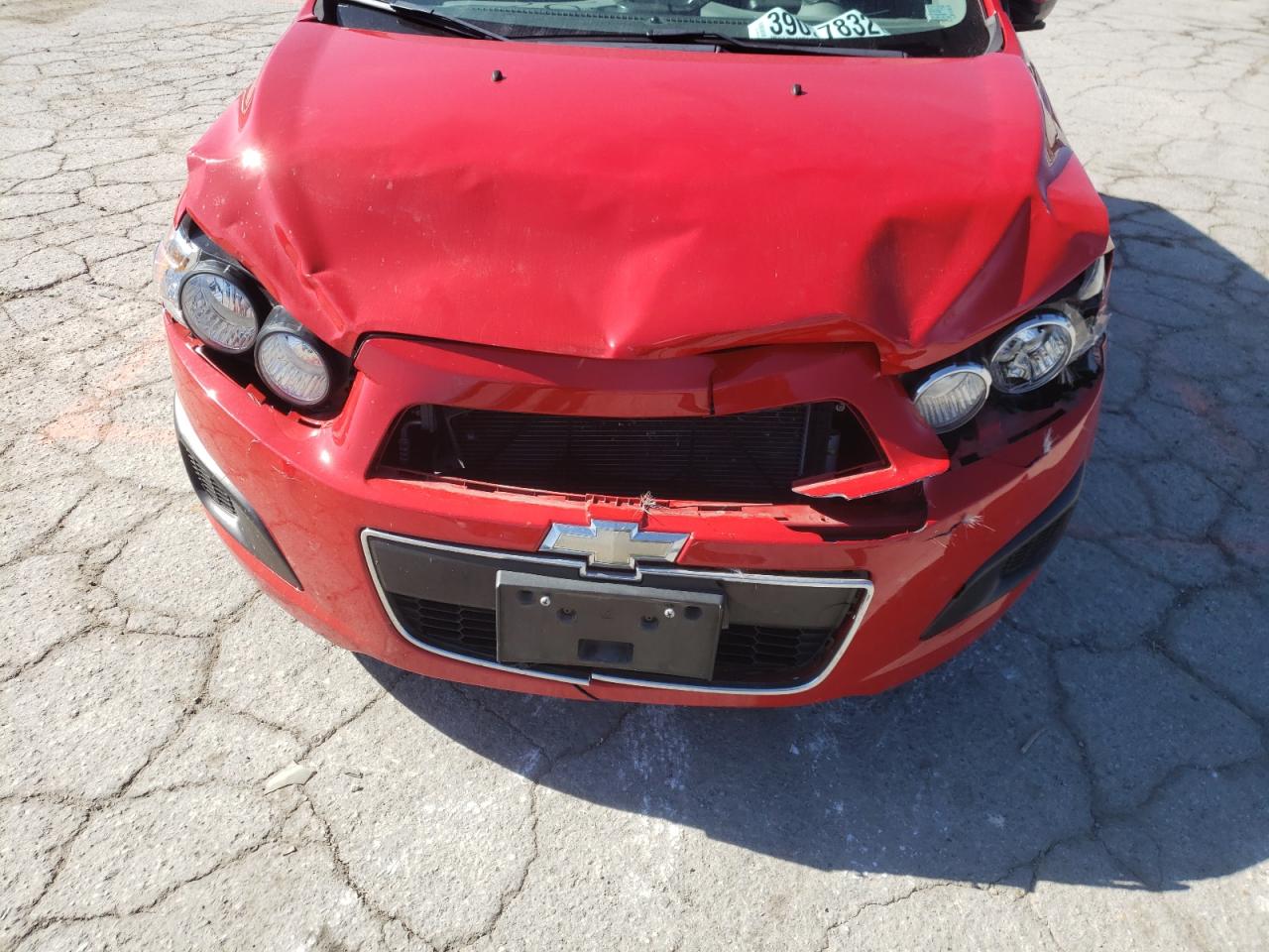 Photo 9 from auction – 2012 CHEVROLET SONIC LT with VIN 1G1JC6SH9C4209910