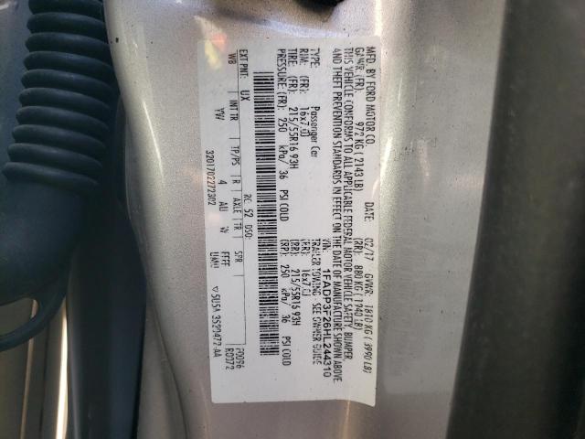 Photo 10 from auction – 2017 FORD FOCUS SE with VIN 1FADP3F26HL244310