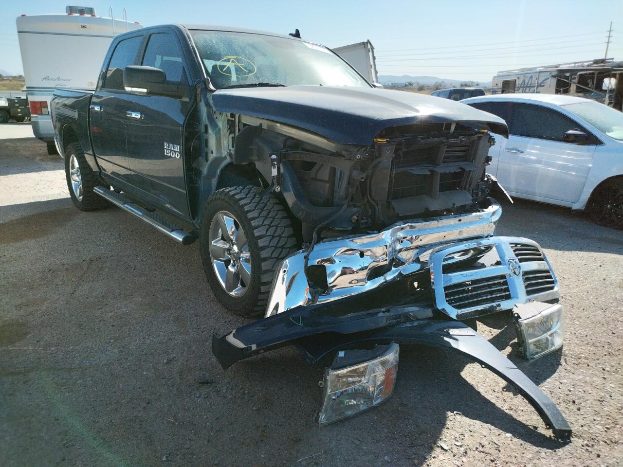 RAM 1500 SLT 2018 with VIN 3C6RR7LT8JG227064 - Photo from auction