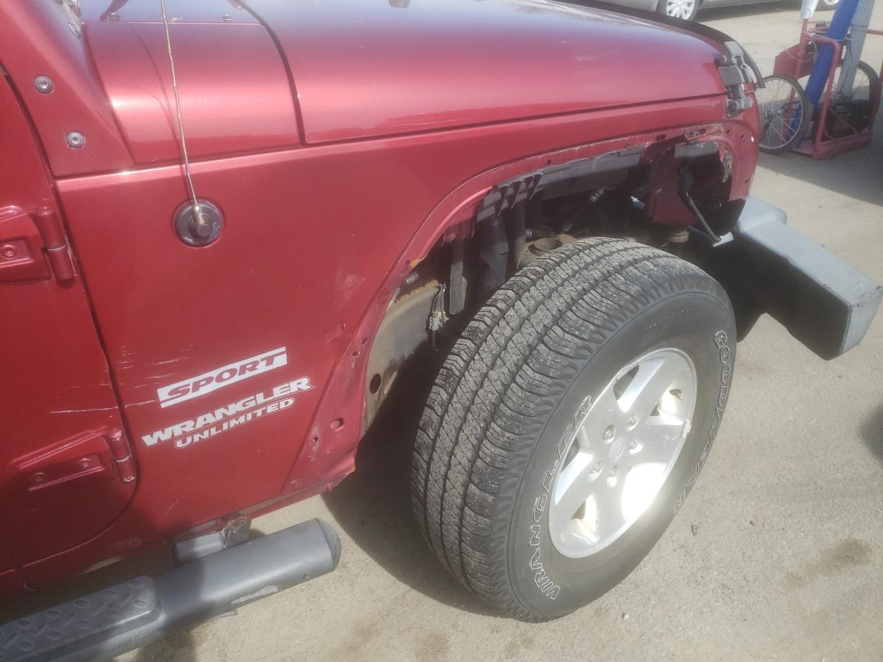 Photo 9 from auction – 2012 JEEP WRANGLER U with VIN 1C4BJWDG2CL141056