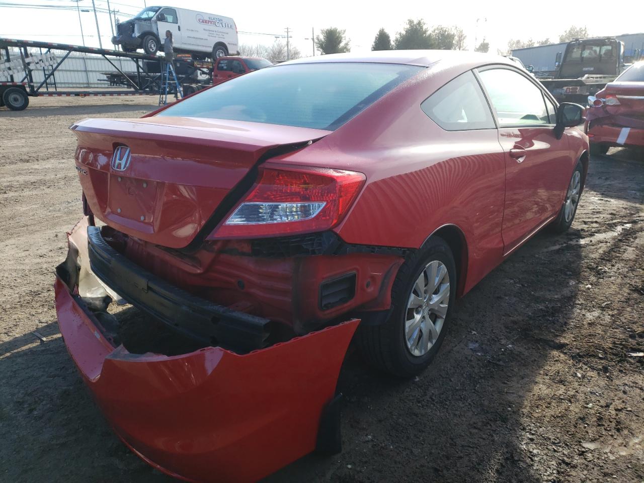 Photo 4 from auction – 2012 HONDA CIVIC LX with VIN 2HGFG3B52CH517561