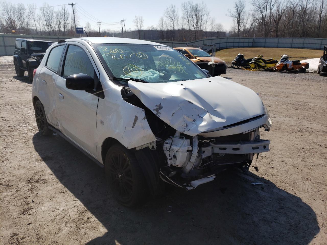 MITSUBISHI MIRAGE LE 2019 with VIN ML32A5HJ2KH002856 - Photo from auction