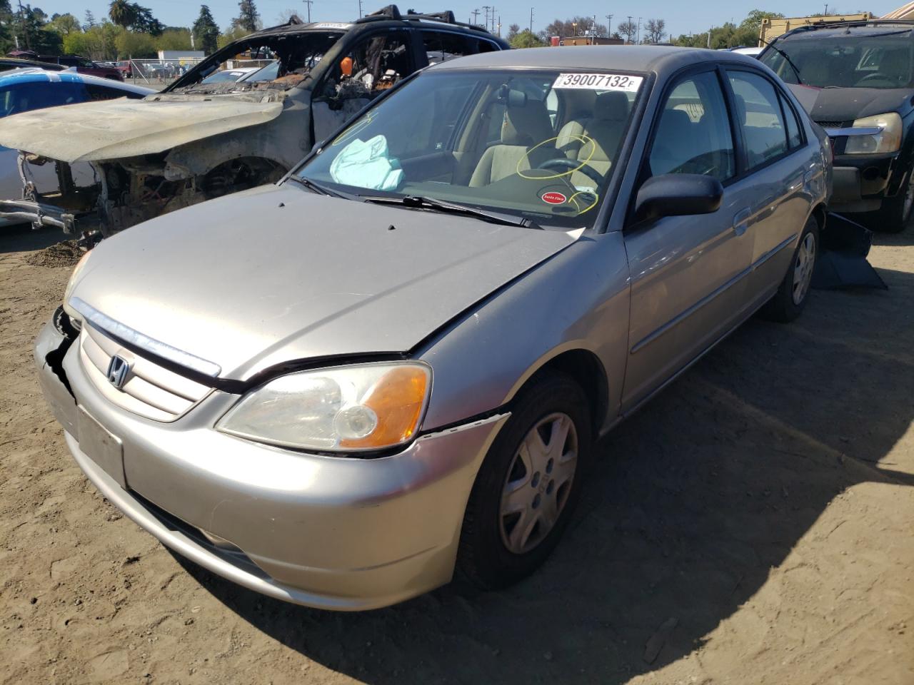 Photo 2 from auction – 2003 HONDA CIVIC LX with VIN 2HGES16593H501849