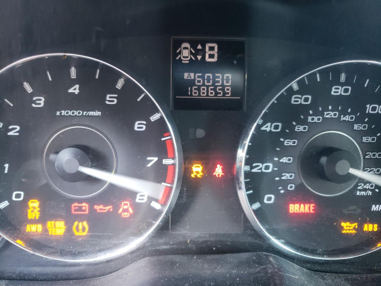 Photo 8 from auction – 2011 SUBARU LEGACY 2.5 with VIN 4S3BMBK64B3227784