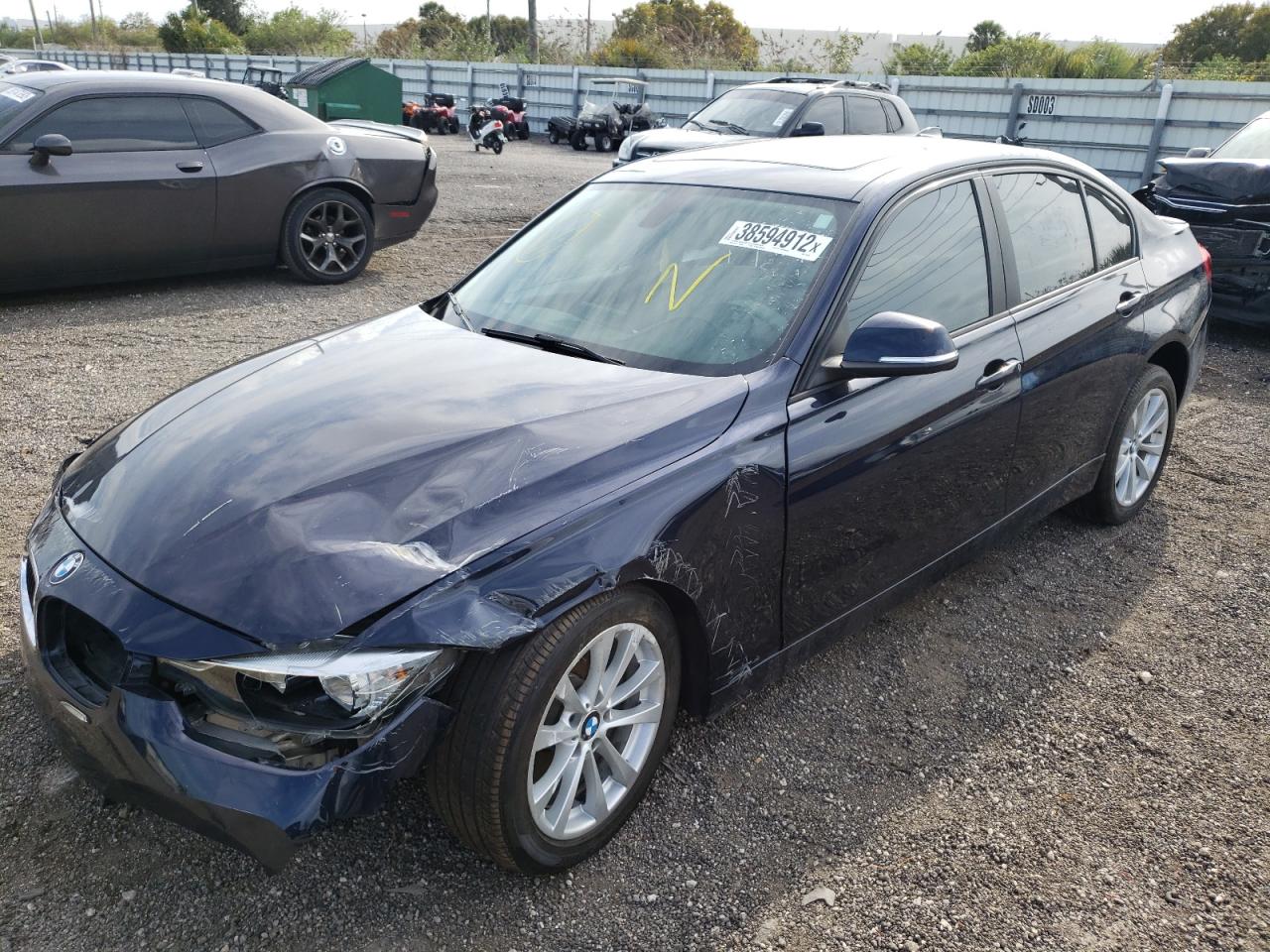 Photo 2 from auction – 2016 BMW 320 I with VIN WBA8E1G53GNT99928