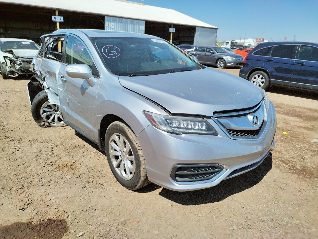 ACURA RDX TECHNO 2018 with VIN 5J8TB3H59JL007250 - Photo from auction