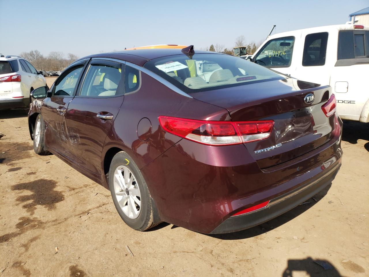 Photo 3 from auction – 2016 KIA OPTIMA LX with VIN 5XXGT4L34GG003463