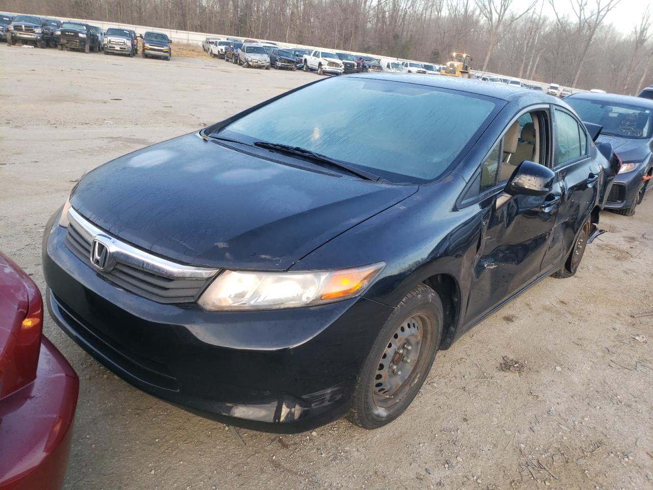 Photo 2 from auction – 2012 HONDA CIVIC LX with VIN JHMFB2F59CS005935