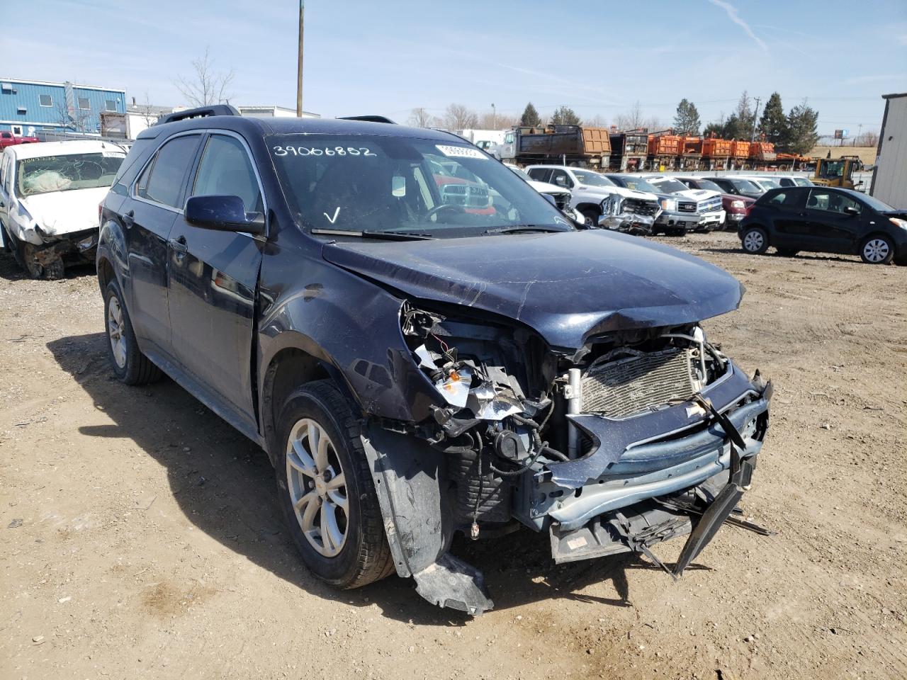 CHEVROLET EQUINOX LT 2017 with VIN 2GNALCEKXH1607361 - Photo from auction