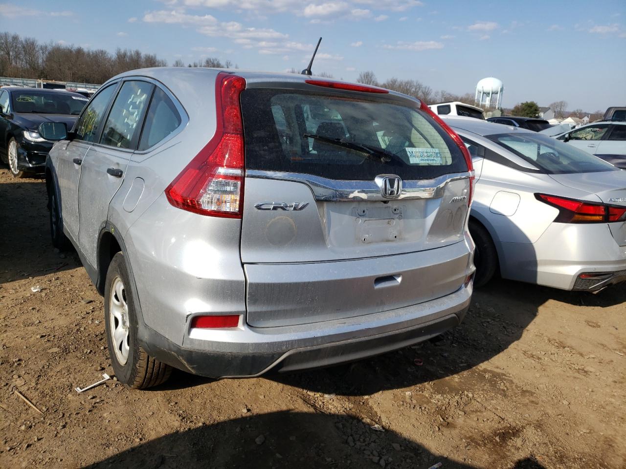Photo 3 from auction – 2015 HONDA CR-V LX with VIN 5J6RM4H34FL013336