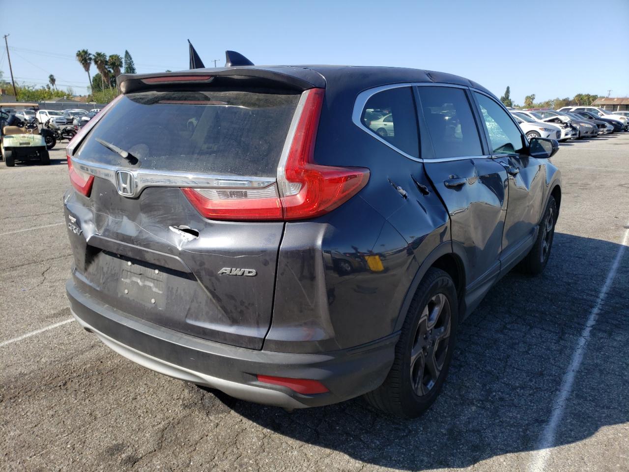 Photo 4 from auction – 2019 HONDA CR-V EXL with VIN 7FARW2H87KE046476