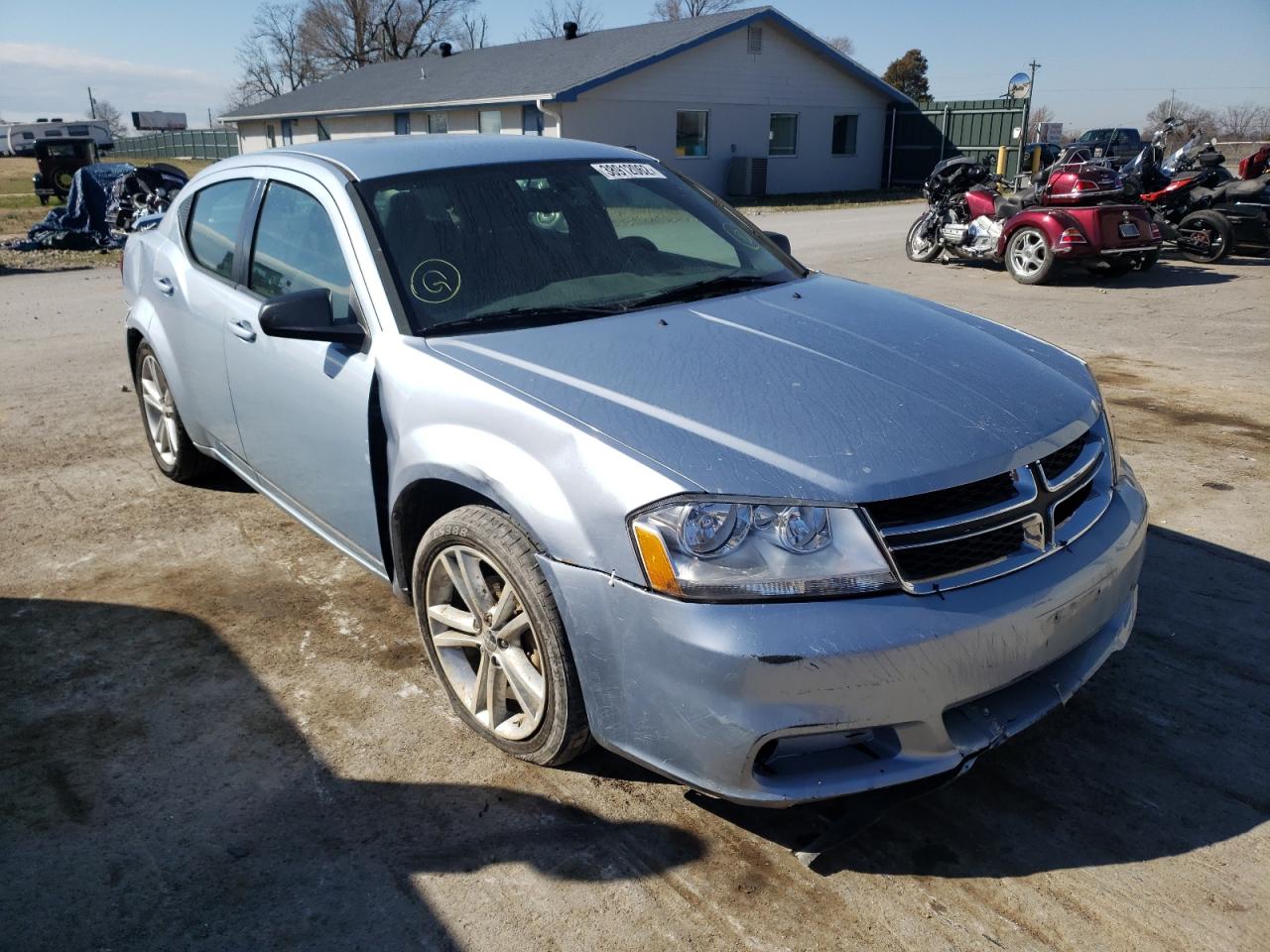 DODGE AVENGER SE 2013 with VIN 1C3CDZAG3DN682807 - Photo from auction