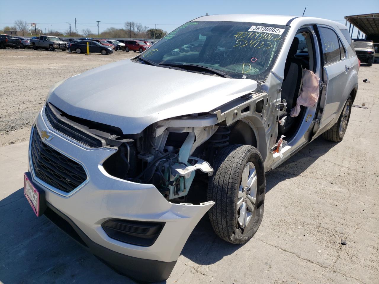 Photo 2 from auction – 2017 CHEVROLET EQUINOX LS with VIN 2GNALBEK1H1534133
