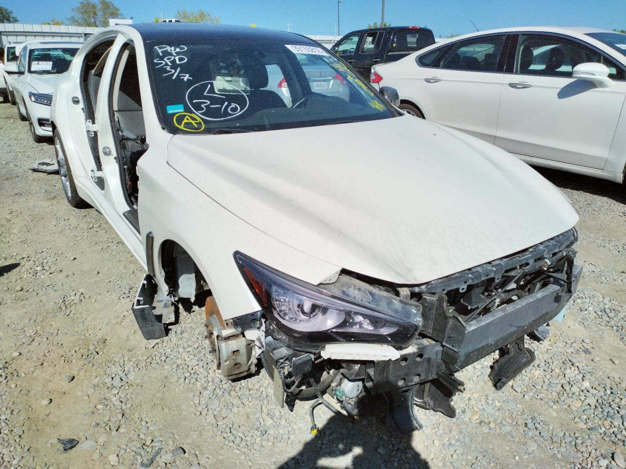 Photo 1 from auction – 2017 INFINITI Q50 PREMIU with VIN JN1EV7AP9HM741086