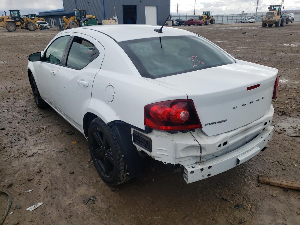 Photo 3 from auction – 2013 DODGE AVENGER SE with VIN 1C3CDZAB5DN662644