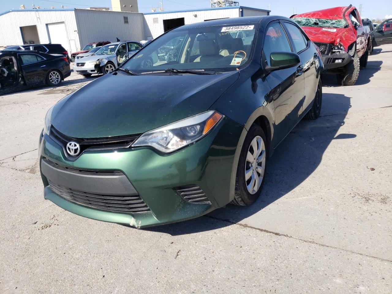 Photo 2 from auction – 2014 TOYOTA COROLLA L with VIN 5YFBURHE0EP155226