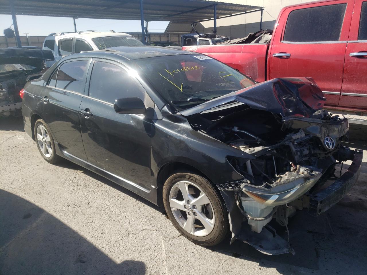 TOYOTA COROLLA BA 2012 with VIN 5YFBU4EE8CP015624 - Photo from auction