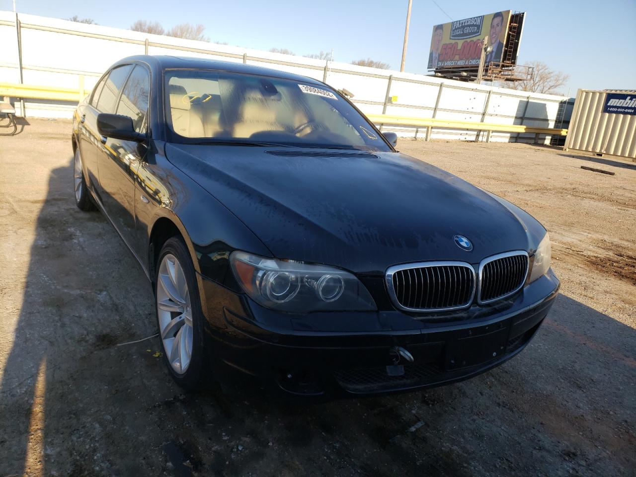 BMW 750 2007 with VIN WBAHN83507DT69533 - Photo from auction