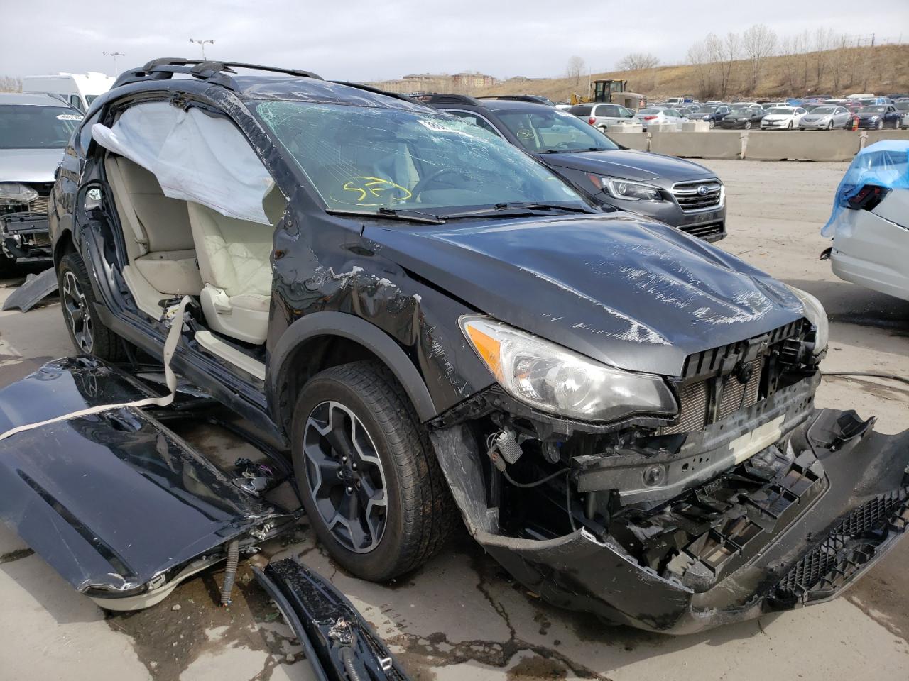 SUBARU XV CROSSTR 2015 with VIN JF2GPACC6F8280816 - Photo from auction