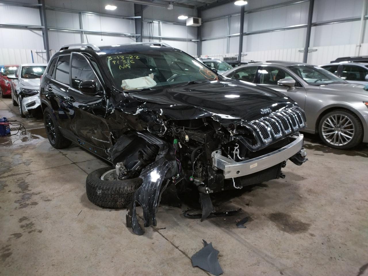 JEEP CHEROKEE L 2017 with VIN 1C4PJMCS9HW504992 - Photo from auction