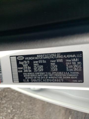 Photo 10 from auction – 2022 HYUNDAI TUCSON LIM with VIN 5NMJECAE8NH044479