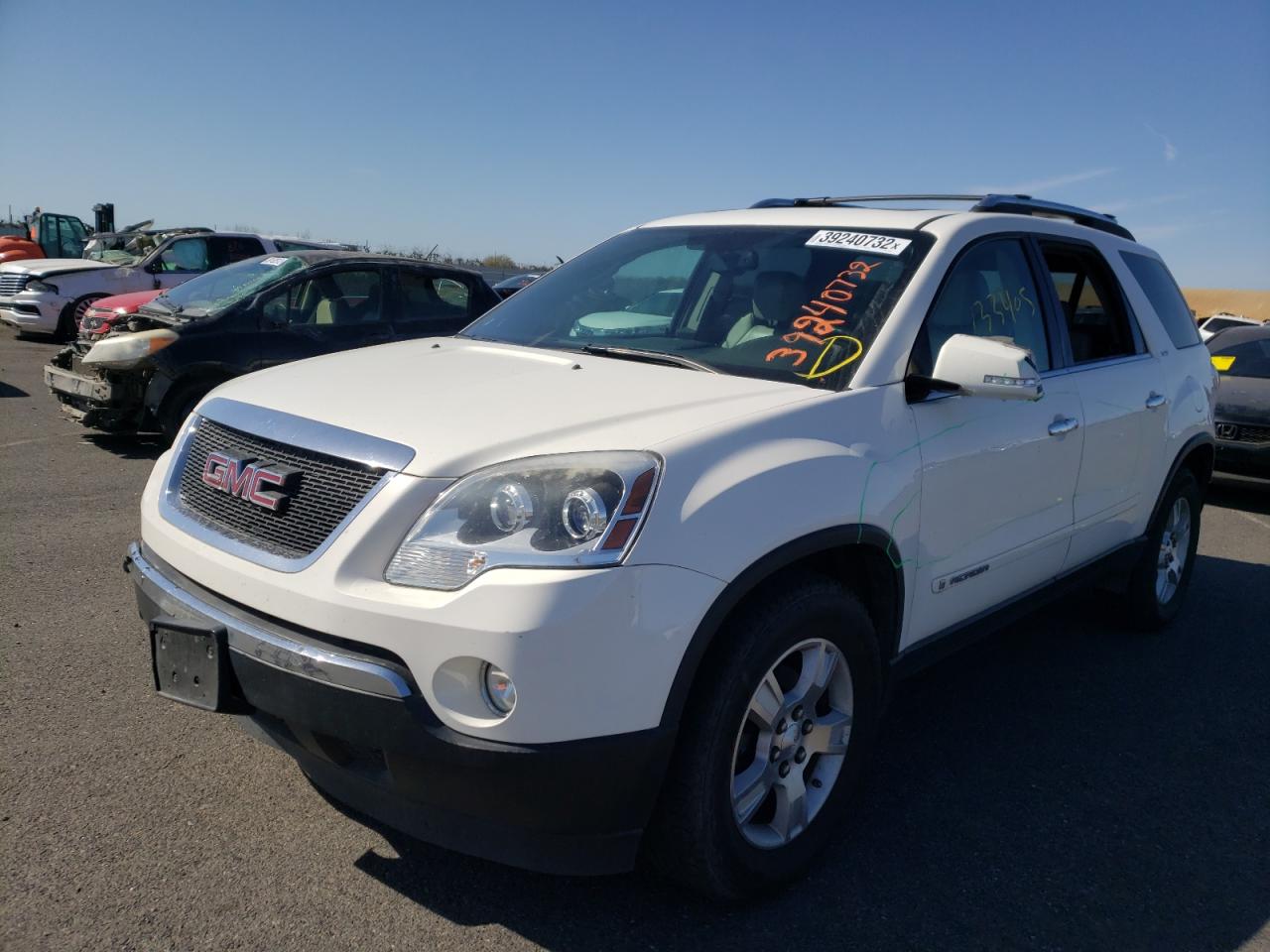 Photo 2 from auction – 2007 GMC ACADIA SLT with VIN 1GKER33787J103861