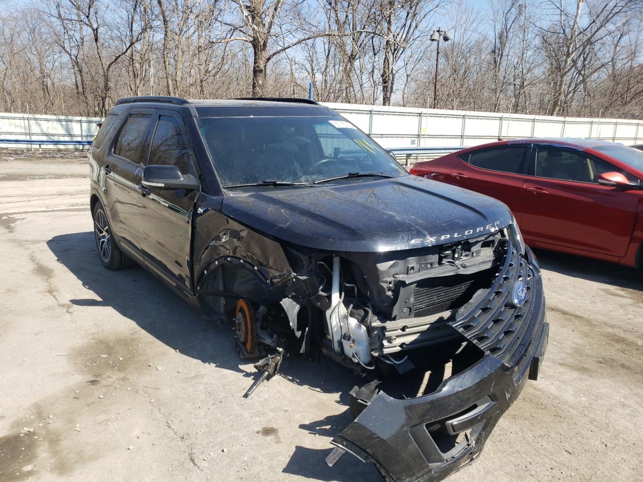 FORD EXPLORER S 2016 with VIN 1FM5K8GT2GGC07162 - Photo from auction
