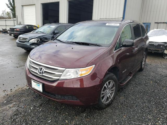 Photo 2 from auction – 2011 HONDA ODYSSEY EX with VIN 5FNRL5H67BB075173