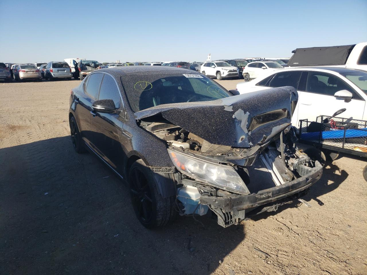 KIA OPTIMA SX 2013 with VIN 5XXGR4A6XDG098313 - Photo from auction