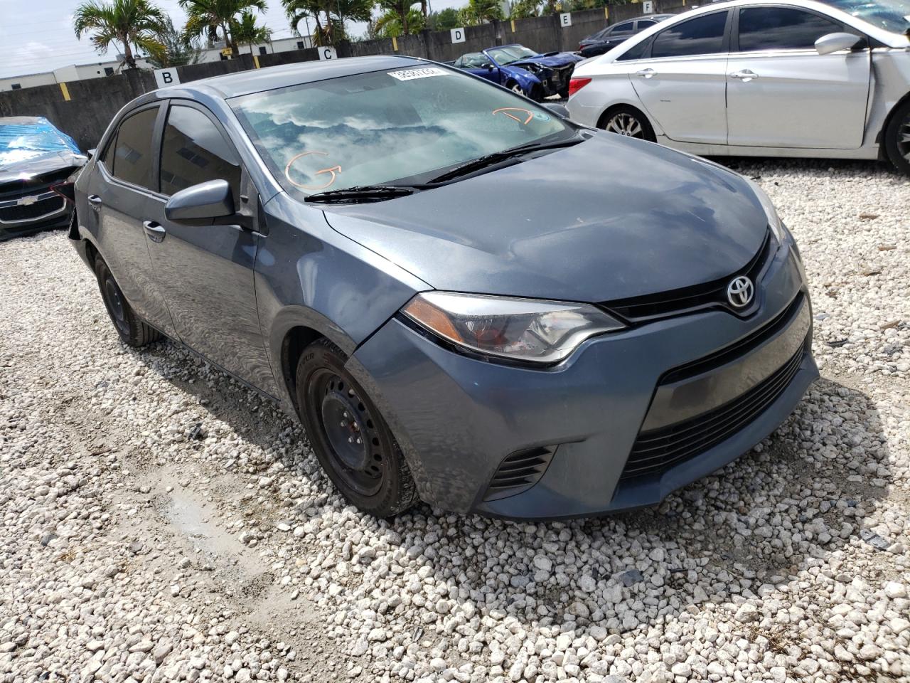 TOYOTA COROLLA L 2015 with VIN 2T1BURHE0FC447900 - Photo from auction