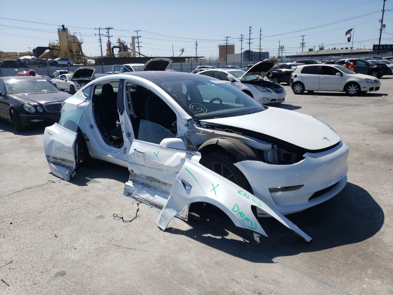 TESLA MODEL 3 2018 with VIN 5YJ3E1EB5JF131278 - Photo from auction