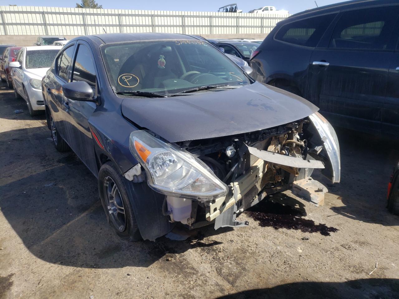 NISSAN VERSA S 2017 with VIN 3N1CN7AP9HL833624 - Photo from auction