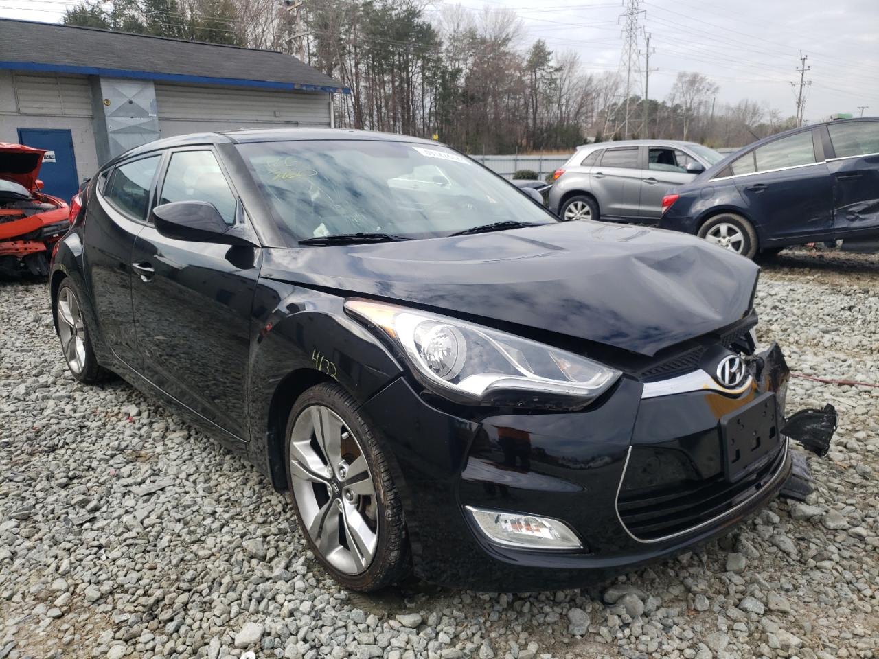 HYUNDAI VELOSTER 2013 with VIN KMHTC6AD7DU169774 - Photo from auction
