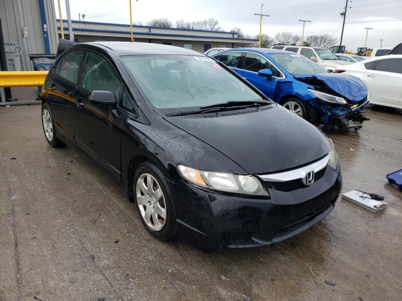 HONDA CIVIC LX 2011 with VIN 19XFA1F55BE014616 - Photo from auction