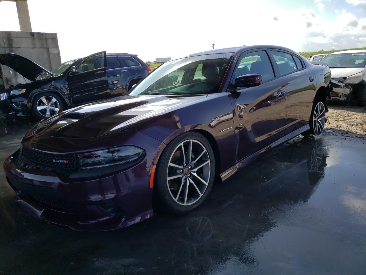 Photo 2 from auction – 2021 DODGE CHARGER R/ with VIN 2C3CDXCT0MH639484